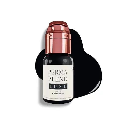 [ki_REACH_pigment_perma_blend_luxe_onyx-LXON1/2-S] Pigment Pmu Noir - Perma Blend Luxe Onyx - Mélange pour le maquillage permanent reach 15 ml*
