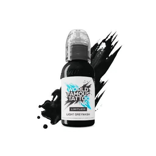 Encre Tattoo Greywash - World Famous Limitless Light Greywash - Melange pour le tatouage encre reach