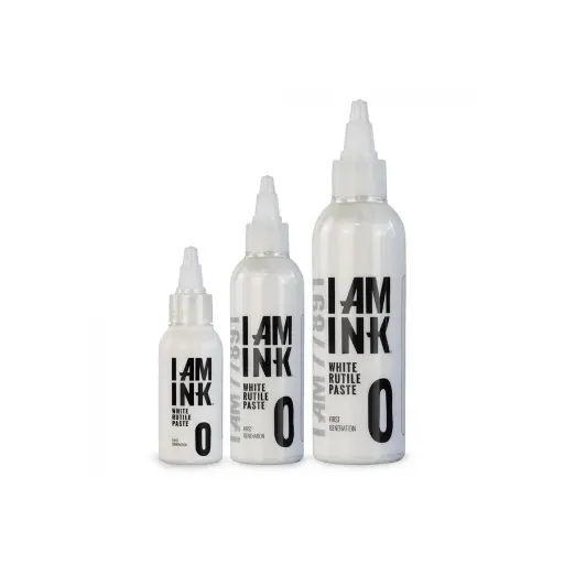 Encre Tattoo Blanche - I Am Ink #0 White Rutile Paste - Mélange pour le tatouage encre reach*