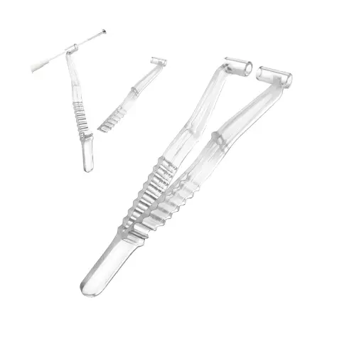 Pince Piercing - Quickly Forceps Septum Stérile - Pince avec côté rabattable pour pierceur à usage unique*