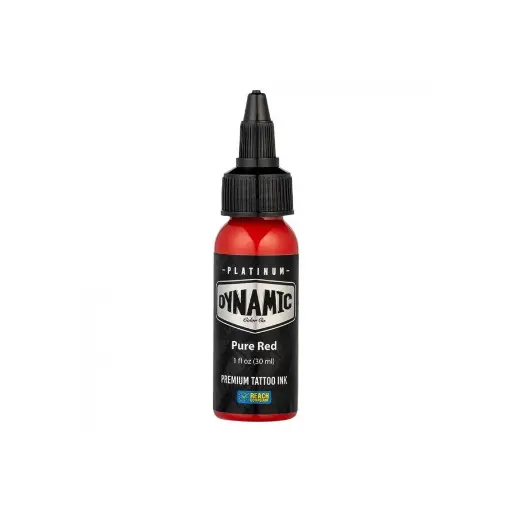 [tl_REACH_encre_platinum_pure_red] Encre Tattoo Rouge - Platinum By Dynamic Pure Red - Mélange pour le tatouage encre reach 30 ml*