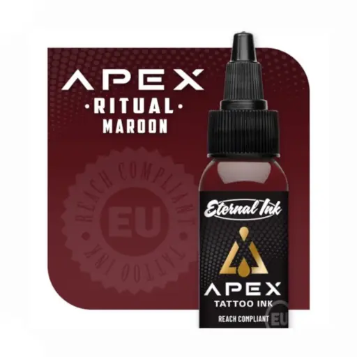 [b_eternal_apex_ritual_maroon-800223] Encre Tattoo Marron - Eternal Ink Apex Ritual Maroon - Mélange pour le tatouage encre reach 30 ml