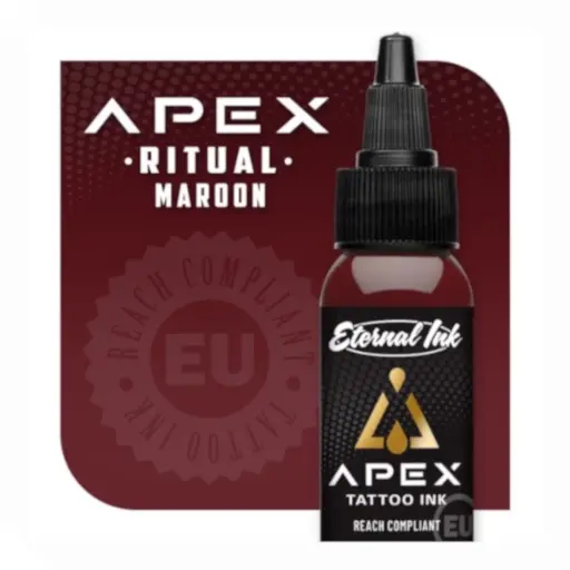 [b_eternal_apex_ritual_maroon-800223] Encre Tattoo Marron - Eternal Ink Apex Ritual Maroon - Mélange pour le tatouage encre reach 30 ml