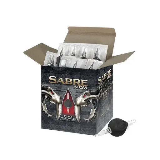 Tubes Tattoo - Sabre Atom Flat - Tube vide pour aiguille tatouage forme flat*