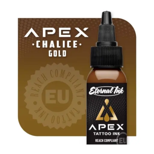 [p_eternal_apex_chalice_gold-TAIF043] Encre Tattoo Marron - Eternal Ink Apex Chalice Gold - Mélange pour le tatouage encre reach 30 ml*