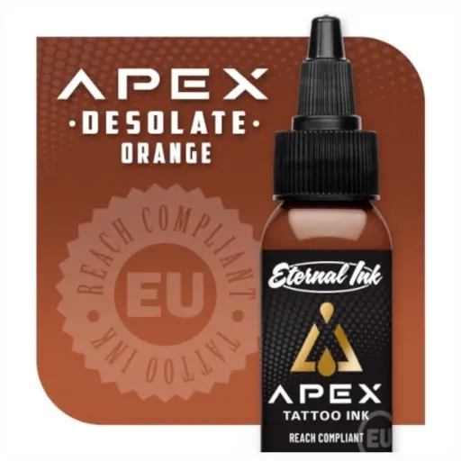 [b_eternal_apex_desolate_orange-800213] Encre Tattoo Marron - Eternal Ink Apex Desolate Orange - Mélange pour le tatouage encre reach 30 ml