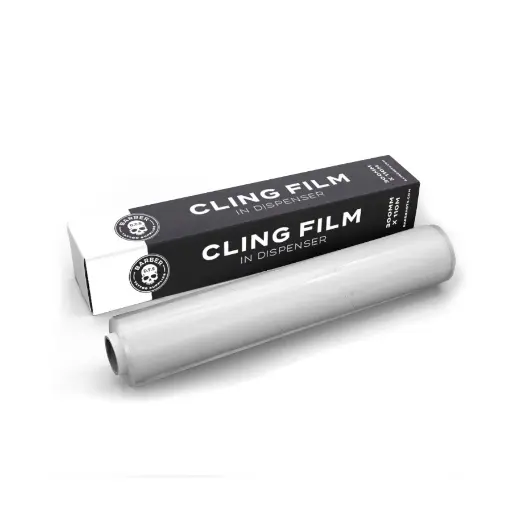 [b_film_barber-630075 "p"] Film Tattoo - Barber Cling Film - Rouleau de film étirable transparent pour la protection du matériel de tatouage 100 ml*