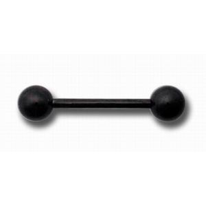 BARBELL TITANE NOIR + BILLE 1,6 MM