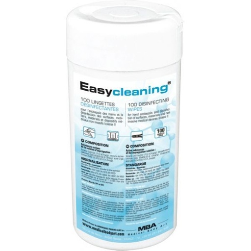 [CONSO-HMAT-LIN1] EASYCLEANING 100 LINGETTES