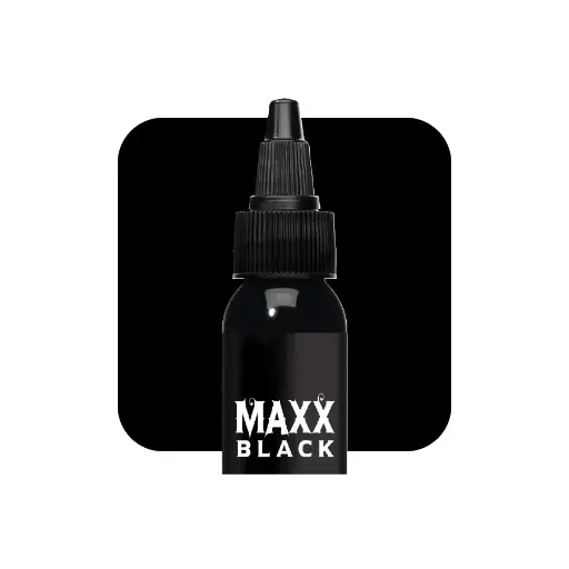 Encre Entrainement Tattoo Noire - Eternal Ink Maxx Black - Encre artistique pour entrainement au tatouage NON REACH*