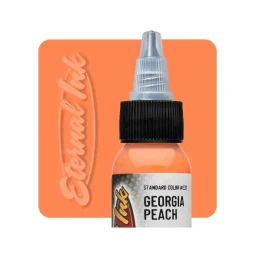 Encre Entrainement Tattoo Orange - Eternal Ink Georgia Peach - Encre artistique pour entrainement au tatouage NON REACH* 