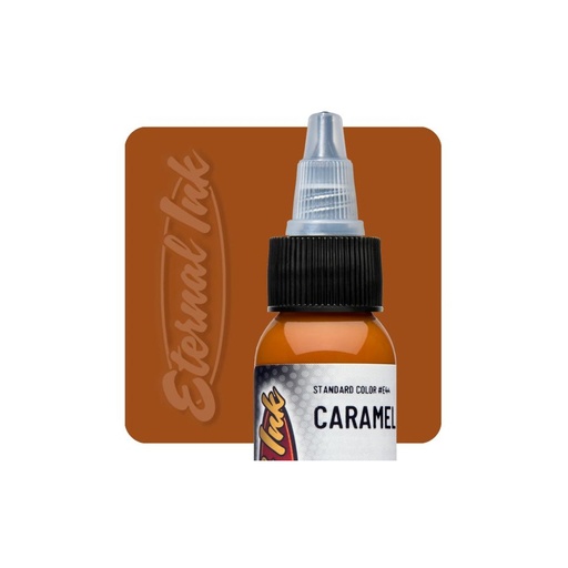 Encre Tattoo Marron - Eternal Ink Caramel - Encre artistique pour entraînement tatouage non reach 
