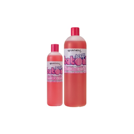 Savon Tattoo - Panthera Soap Babool - Savon rose concentré pour le nettoyage du tatouage parfum fraise*