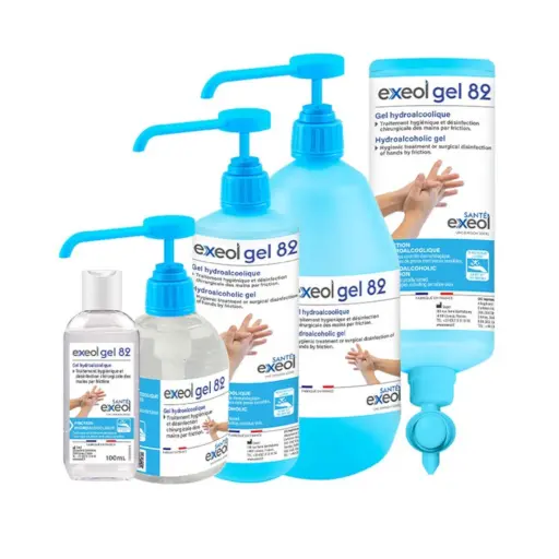 3 GELS HYDRO ALCOOLIQUE 500 ML - SOFTALIND BRAUN