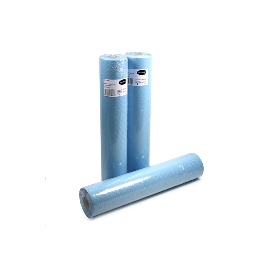 Protection Tattoo - Hartmann Valaroll Bleu Plastifié - Rouleau de drap examen pour la protection du mobilier de tatouage*