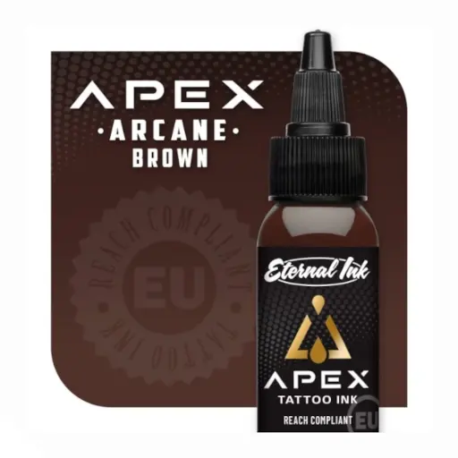 [b_eternal_apex_arcane_brown-800212] Encre Tattoo Marron - Eternal Ink Apex Arcane Brown - Mélange pour le tatouage encre reach 30 ml