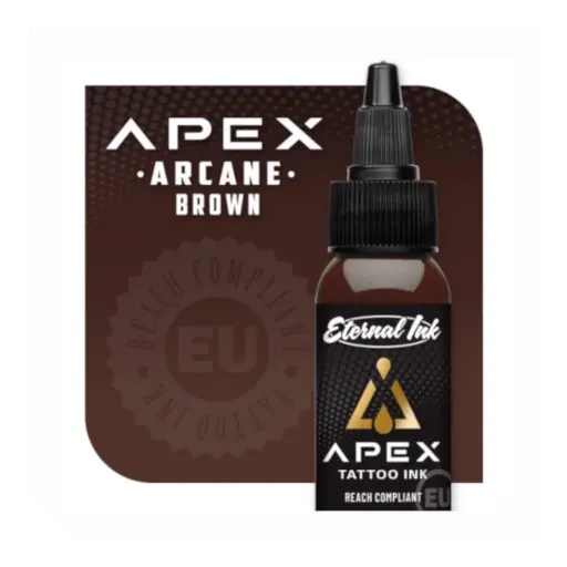 [b_eternal_apex_arcane_brown-800212] Encre Tattoo Marron - Eternal Ink Apex Arcane Brown - Mélange pour le tatouage encre reach 30 ml