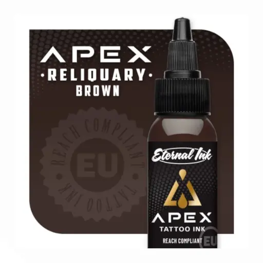 [b_eternal_apex_reliquary_brown-800211] Encre Tattoo Marron - Eternal Ink Apex Reliquary Brown - Mélange pour le tatouage encre reach 30 ml