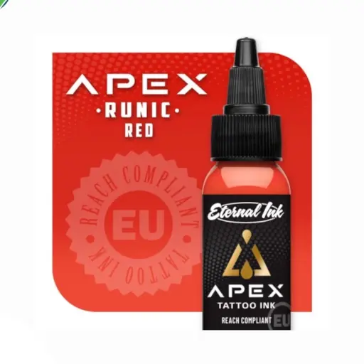 [b_eternal_apex_runic_red-800205] Encre Tattoo Rouge - Eternal Ink Apex Runic Red - Melange pour le tatouage encre reach 30 ml