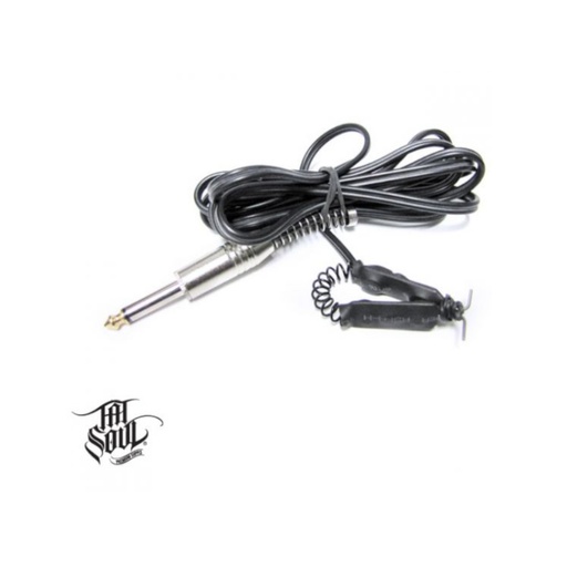 [b_cable_clipcord_tatsoul-750623] Clipcord Tattoo - Tatsoul Prenium Silicone - Câble clip cord de 1,80 m en silicone pour machine à tatouer*