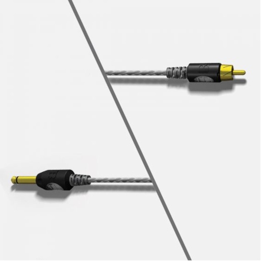 CABLE SILICONE RCA BISHOP AVEC JACK DROIT