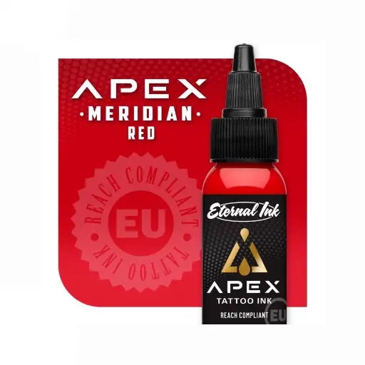 [ki_encre_eternal_apex_meridian-red-ETER-MERID-RED/30] Encre Tattoo Rouge - Eternal Ink Apex Meridian Red - Mélange pour le tatouage encre reach 30 ml