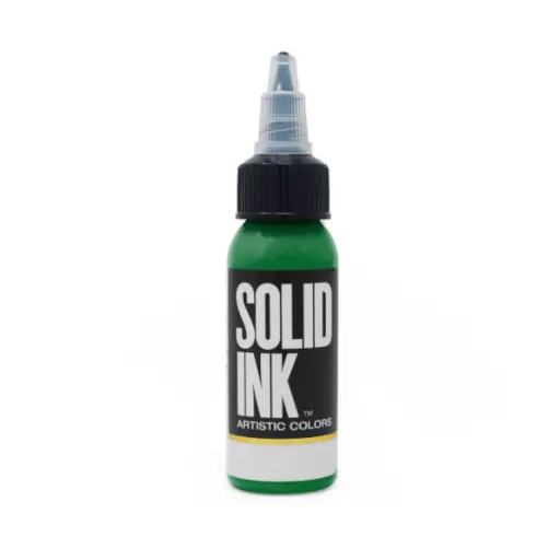 [b_NON_REACH_encre_solid_ink__medium_green-700123] WORLD FAMOUS TATTOO INK VENICE 30ML