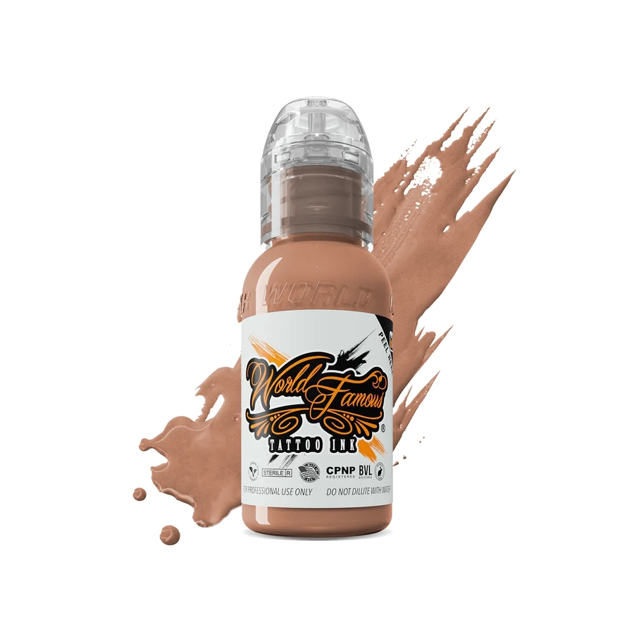 [WF57] World famous tattoo ink encre NON REACH pour entraînement au tatouage warm honey