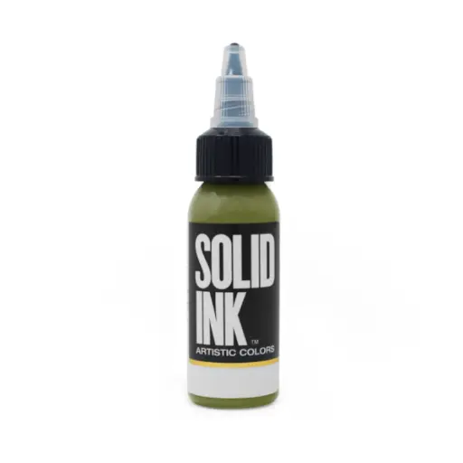 [b_NON_REACH_encre_solid_ink_mold-700126] Encre Entrainement Tattoo Vert - Solid Ink Mold - Encre artistique pour l'entrainement au tatouage NON REACH 30 ml