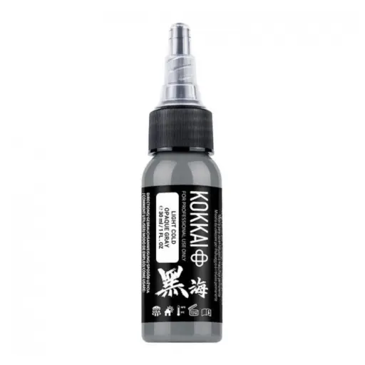 Encre Tattoo Grise - Kokkai Sumi Cold Opaque Grey Light - Mélange pour le tatouage reach* 