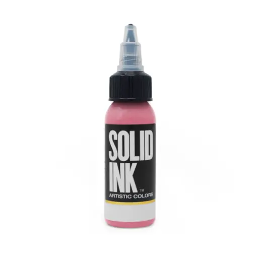 [b_NON_REACH_encre_solid_ink_pink-700131] Encre Entrainement Tattoo Rose - Solid Ink Pink - Encre artistique pour l'entrainement au tatouage NON REACH 30 ml