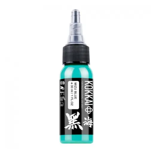 Encre Tattoo Bleue - Kokkai Sumi Mizu Blue - Mélange pour le tatouage reach* 