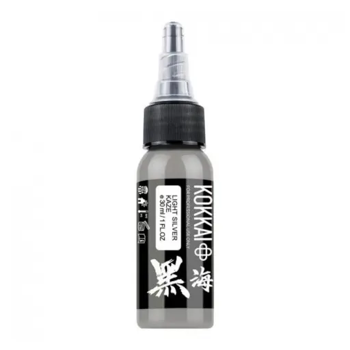 Encre Tattoo Grise - Kokkai Sumi Light Silver Kaze - Mélange pour le tatouage reach* 