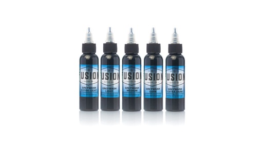 FUSION INK SET GREYWASH X 5PCS