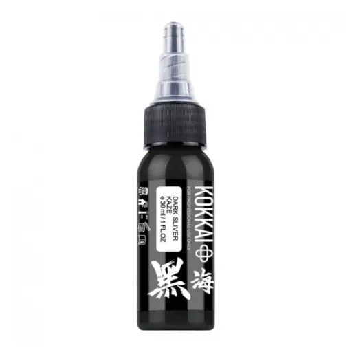 Encre Tattoo Grise - Kokkai Sumi Silver Kaze - Mélange pour le tatouage reach* 