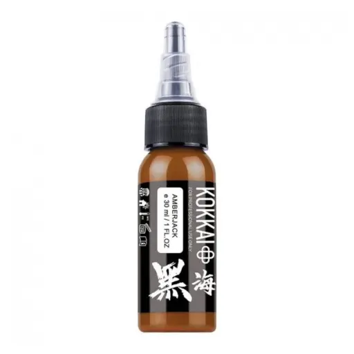 Encre Tattoo Marron - Kokkai Sumi Amberjack - Mélange pour le tatouage reach* 