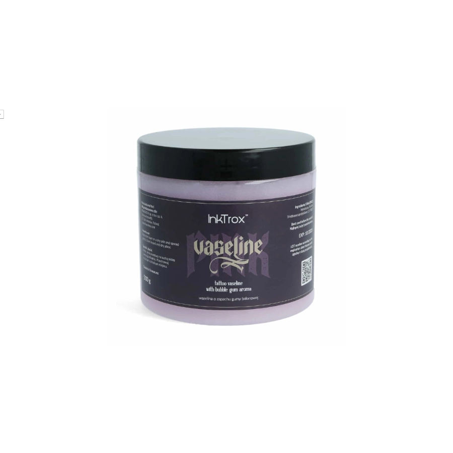 [ts_inktrox_rose] Vaseline Tatouage - Inktrox tattoo pot de vaseline rose bubblegum 500g