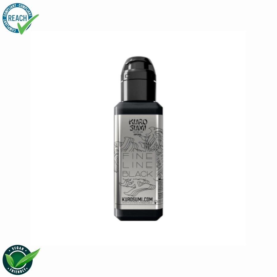 [ki_encre_kuro_fine_line_black-IMFLB1.5] Encre Kuro Sumi Fine Line Black - Mélange pour le tatouage encre REACH