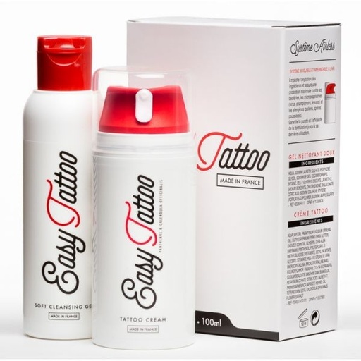 KIT DE SOINS TATTOO EASYTATTOO 125 + 100 ML