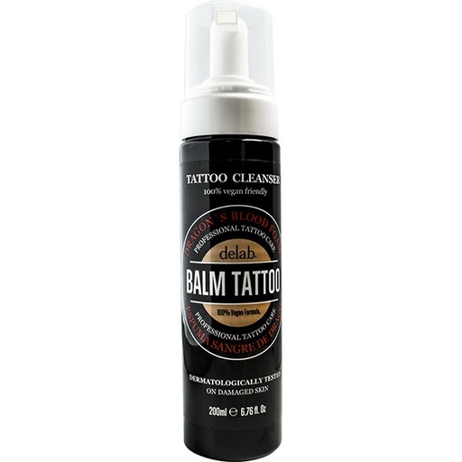 DELAB BALM TATTOO - DRAGON BLOOD FOAM 200ML - MOUSSE NETTOYANTE