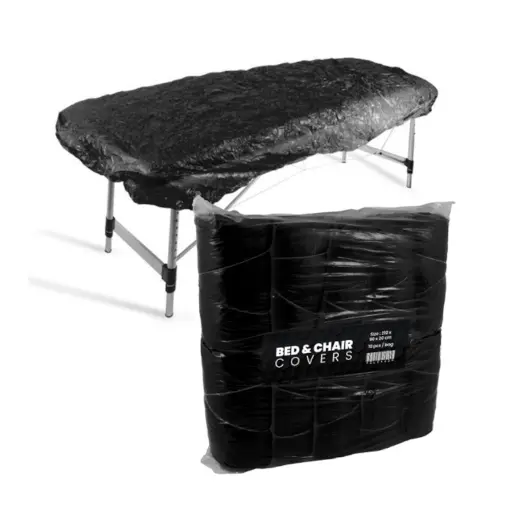 Bed Et Chair Cover - Sachet de 10 protections pour table et fauteuil tatouage élastique 210 x 90 x 20 cm