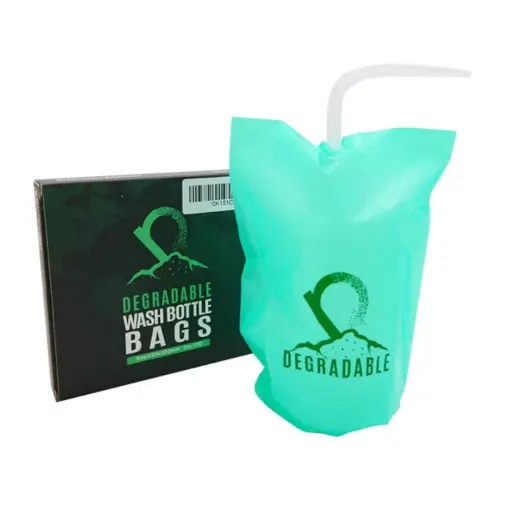 [i_protection_bouteille_bio-0K151C] Protection Tattoo - Degradable Wash Bottle Bags - Boîte de 100 protège bouteille 12 x 20 cm biodégradable*