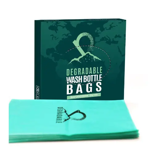 [p_protection_bouteille_bio-TAA014] Protection Tattoo - Degradable Wash Bottle Bags - Boîte de 100 protège bouteille 12 x 20 cm biodégradable