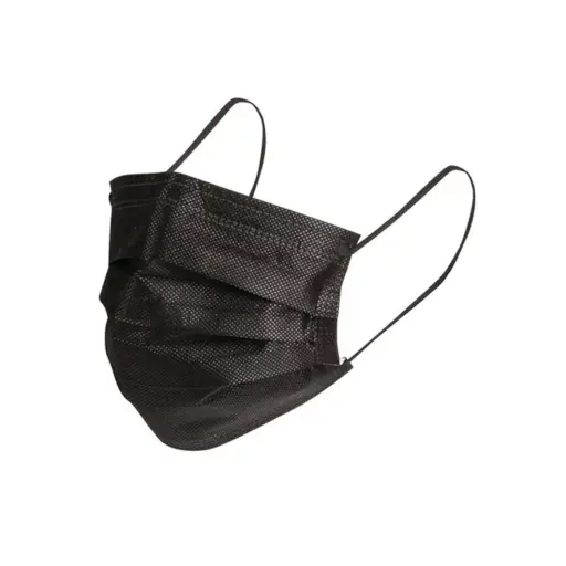 [i_masque_chir_noir-ZL003A] MASQUE CHIRURGICAL NOIRS x 50