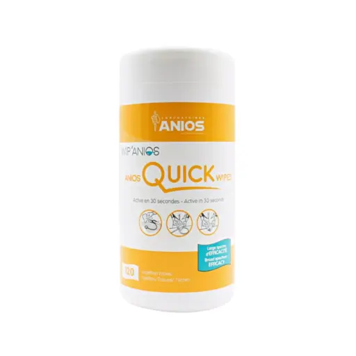 [p_lingette_anios_quick-CEA025] Wip'anios Quick Wipes - Boîte distributrice de 120 lingettes nettoyant surface multi-usages à large spectre