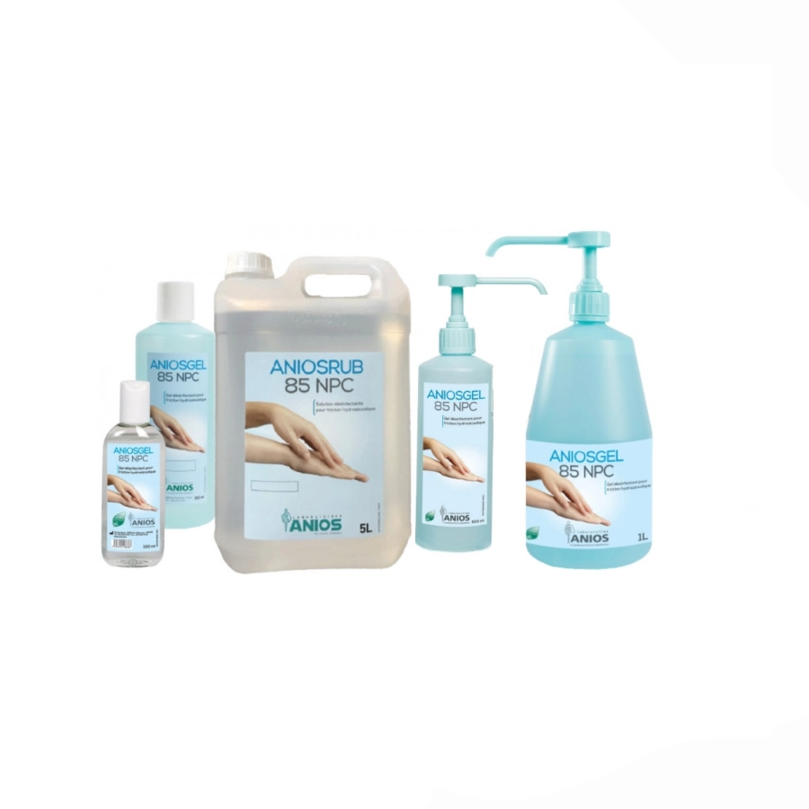 Désinfectant Tattoo Piercing - AniosGel 85NPC - Gel hydroalcoolique pour la désinfection des mains artistes tatoueurs et pierceurs*