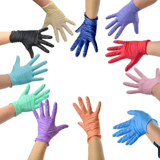 Unigloves Pink pearl - Boite de 100 gants nitrile non poudré rose