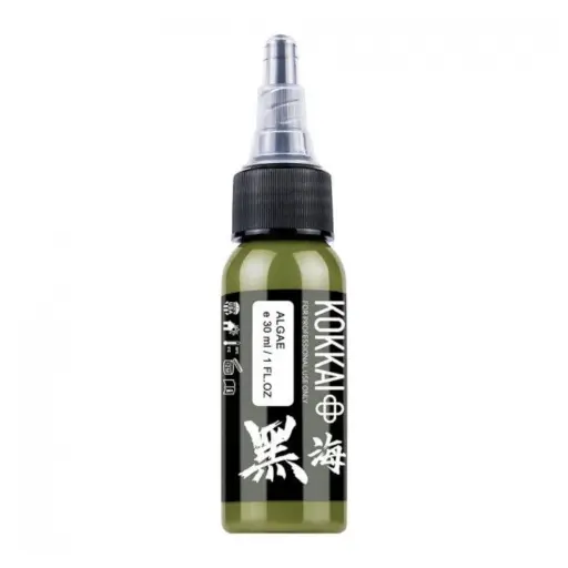 Encre Tattoo Verte - Kokkai Sumi Algae - Mélange pour le tatouage reach* 