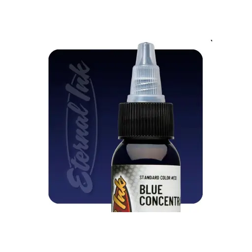 Encre Eternal Ink Blue Concentrate - Encre artistique pour entrainement tatouage NON REACH