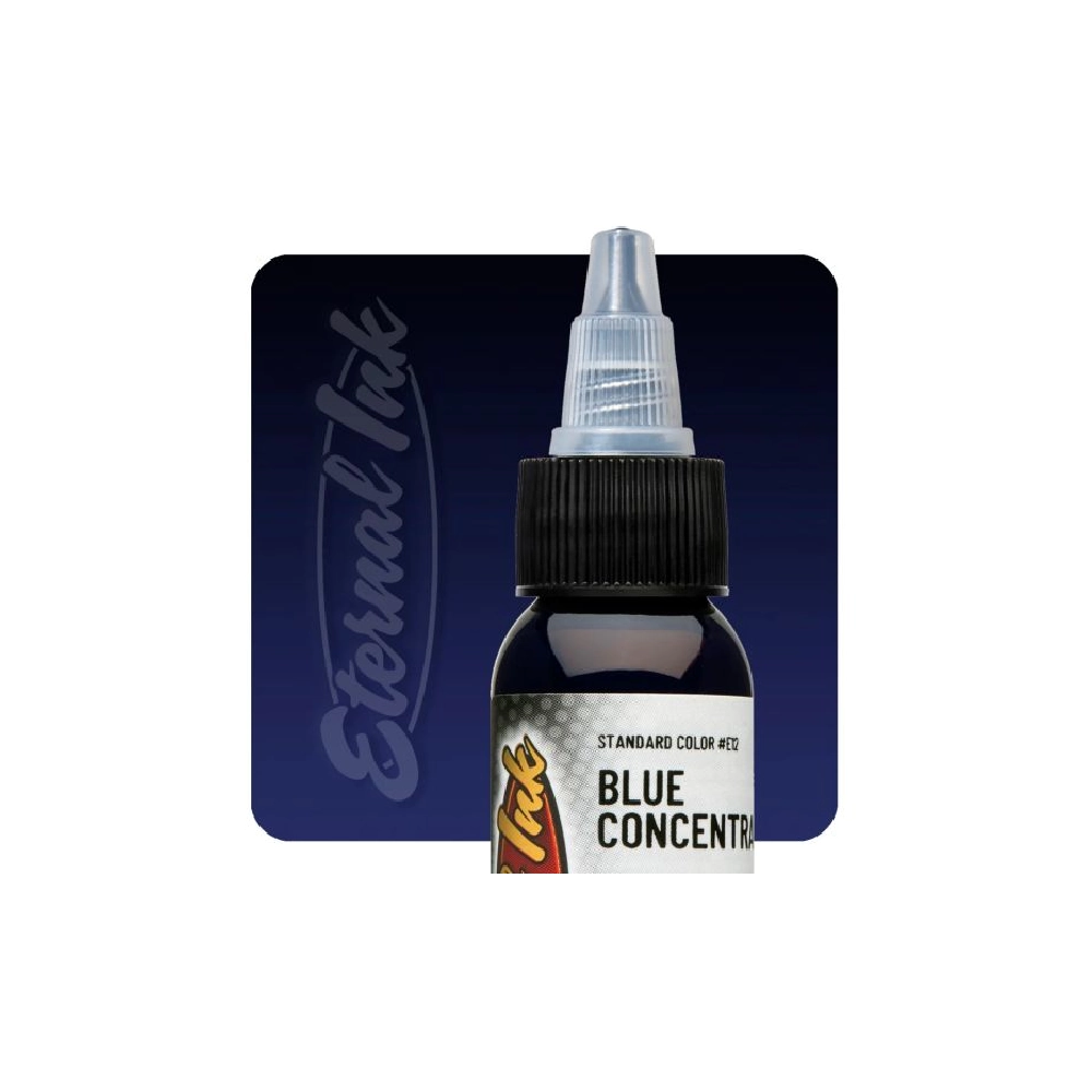 Encre Eternal Ink Blue Concentrate - Encre artistique pour entrainement tatouage NON REACH